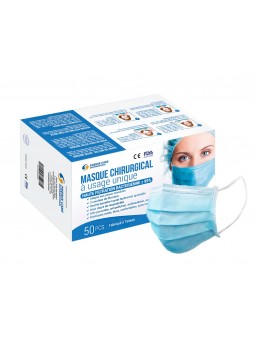 PHENIX CARE 拋棄式成人口罩(藍)-50入